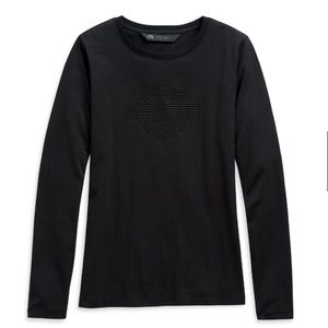 Harley-Davidson Long-Sleeved Studded T-Shirt